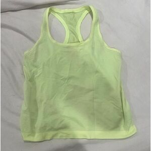 Neon Lululemon Swiftly Tank